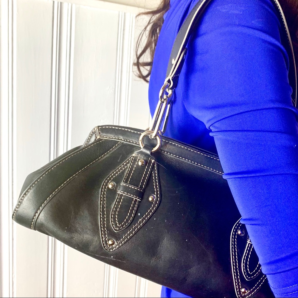 Cole Haan Leather Trinity Bag Black